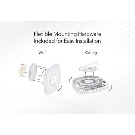 Netgear Business WAX630 Tri Band IEEE 802.11 a/b/g/n/ac/ax/i 6 Gbit/s Wireless Access Point - Indoor