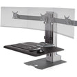 HAT Winston-E Sit-Stand Triple Monitor Mount