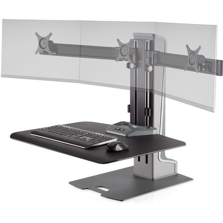 HAT Winston-E Sit-Stand Triple Monitor Mount