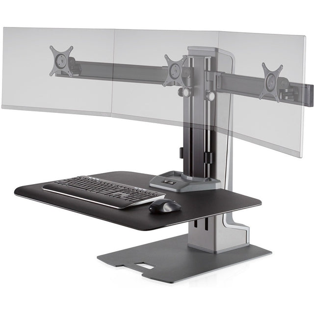 HAT Winston-E Sit-Stand Triple Monitor Mount