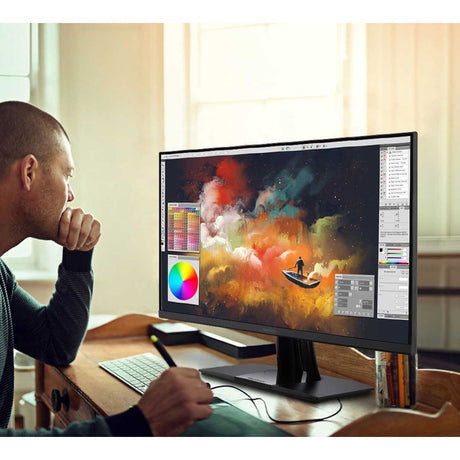 ViewSonic VP2756-4K 27 Inch 4K UHD IPS Ergonomic Monitor with Ultra-Thin Bezels, Color Accuracy, Pantone Validated, 60W USB C