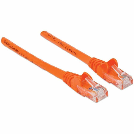 Intellinet Cat6 U/UTP Network Patch Cable, 0.6 m (2 ft.), Orange