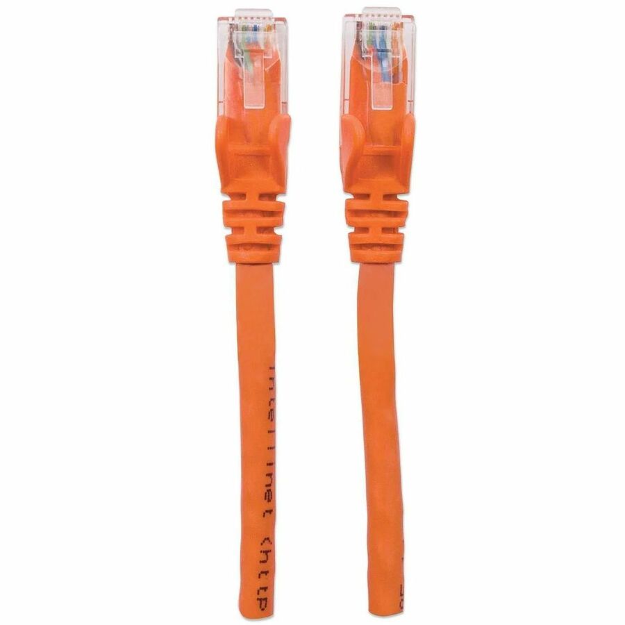 Intellinet Cat6 U/UTP Network Patch Cable, 0.6 m (2 ft.), Orange