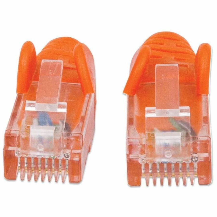 Intellinet Cat6 U/UTP Network Patch Cable, 0.6 m (2 ft.), Orange