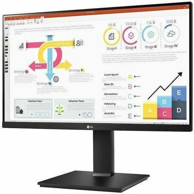 LG 24BP75Q-B 24" Class LED Monitor - 16:9 - Black