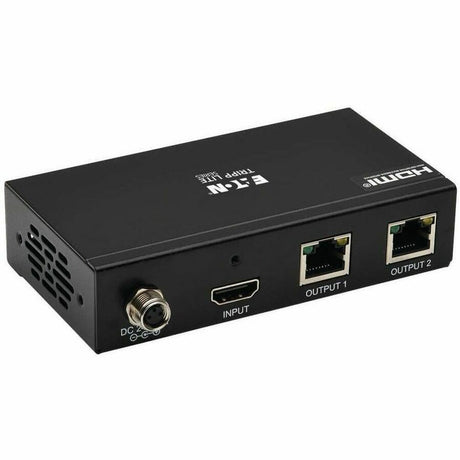 Eaton Tripp Lite Series 2-Port HDMI over Cat6 Splitter - 4K 60 Hz, HDR, 4:4:4, PoC, HDCP 2.2, 230 ft. (70.1 m), TAA