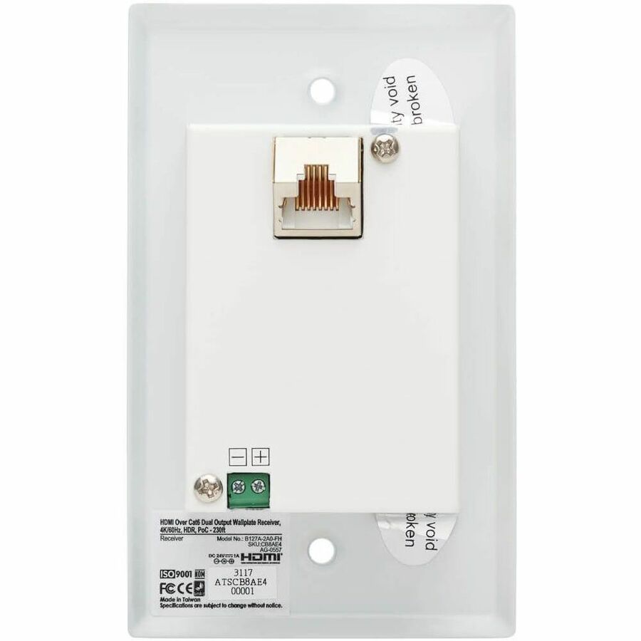 HDMI OVER CAT6 RECEIVER 2PORT