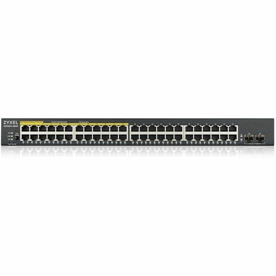 ZYXEL GS1900-48HPv2 24-Port Gigabit Smart Managed PoE Switch | 24 PoE+ Ports at 170W with 2 SFP Uplinks