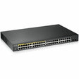 ZYXEL GS1900-48HPv2 24-Port Gigabit Smart Managed PoE Switch | 24 PoE+ Ports at 170W with 2 SFP Uplinks