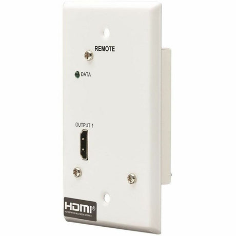 Eaton Tripp Lite Series 1-Port HDMI over Cat6 Receiver, Wall Plate - 4K 60 Hz, HDR, 4:4:4, PoC, HDCP 2.2, 230 ft. (70.1 m), TAA