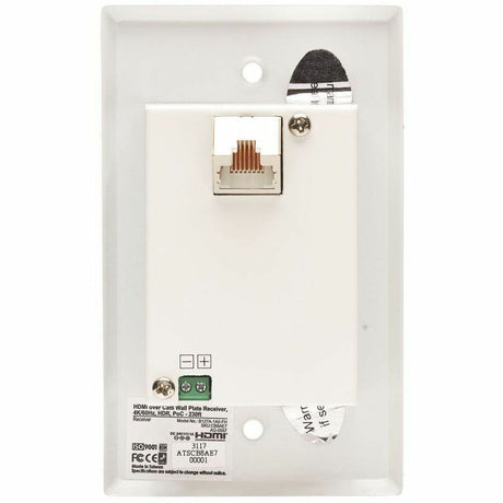 HDMI OVER CAT6 RECEIVER 1PORT