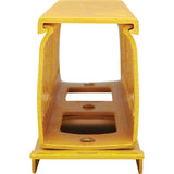 Eaton Tripp Lite Series Horizontal Cable Manager - Finger Duct with Cover, Yellow, 1U