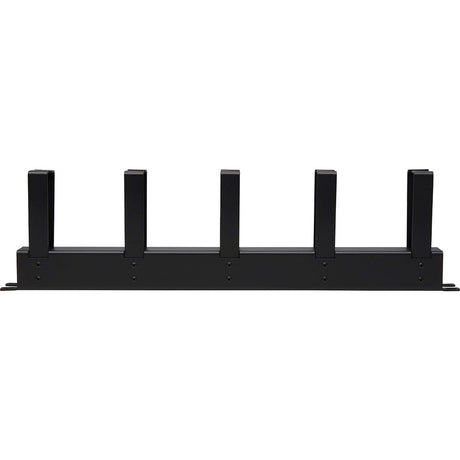 Eaton Tripp Lite Series Horizontal Cable Manager - Metal Rings, Black, 1U