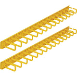 Eaton Tripp Lite Series Vertical Cable Manager - Flexible Rings, Yellow, 6 ft. (1.8 m)