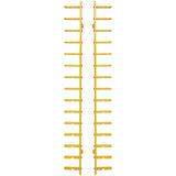 Eaton Tripp Lite Series Vertical Cable Manager - Flexible Rings, Yellow, 6 ft. (1.8 m)