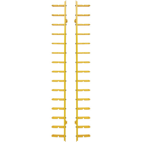 Eaton Tripp Lite Series Vertical Cable Manager - Flexible Rings, Yellow, 6 ft. (1.8 m)