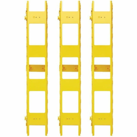 Eaton Tripp Lite Series High-Capacity Vertical Cable Manager - Double Finger Duct, Yellow, 6 ft. (1.8 m)