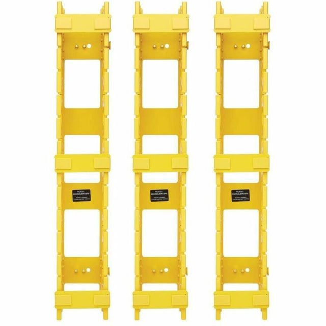 Eaton Tripp Lite Series High-Capacity Vertical Cable Manager - Double Finger Duct, Yellow, 6 ft. (1.8 m)