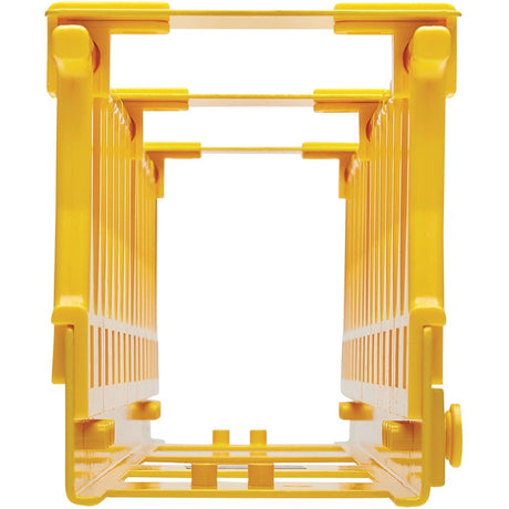 VERTICAL CABLE MANAGER YELLOW