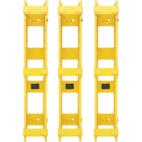 VERTICAL CABLE MANAGER YELLOW