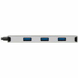 Eaton Tripp Lite Series USB-C Dock, Dual Display - 4K 60 Hz HDMI, USB 3.x (5Gbps) Hub Ports, Memory Card, 100W PD Charging, Gray