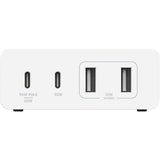 Belkin 108W 4-Port GaN Charger - 2xUSB-A, 2xUSB-C (108W Total) - 2m/6.6ft Power Cord - White