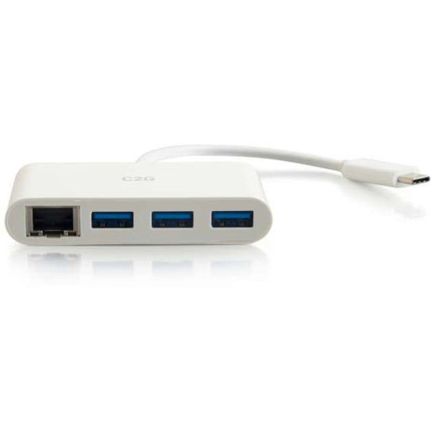 USB-C ETHERNET AND 3-PORT USB
