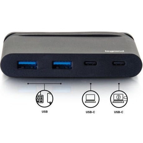 USB-C HUB WITH USB-A USB-C AND