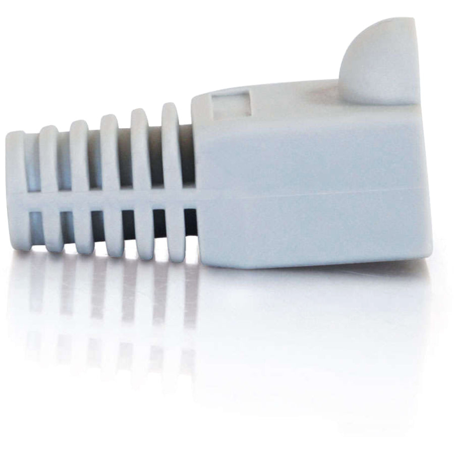 C2G RJ45 Snagless Boot Cover 50-Pack - Gray (TAA Compliant)