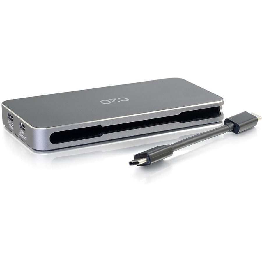 C2G Dual Monitor Docking Station - USB C to 4K HDMI, DIsplayPort & VGA