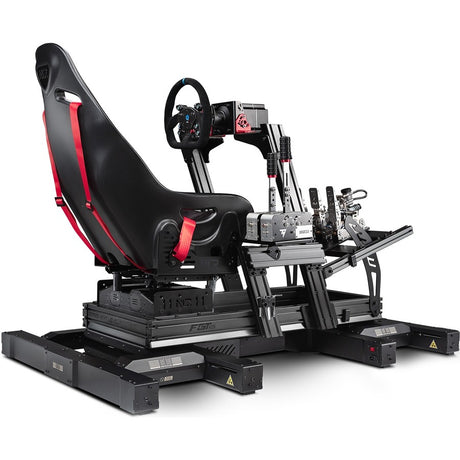 Next Level Racing F-GT Elite Formula & GT Aluminum Profile Simulator Cockpit - Front & Side Mount