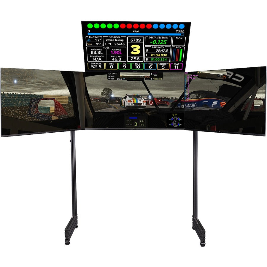 Next Level Racing Elite Freestanding Overhead / Quad Monitor Stand Add On Carbon Grey