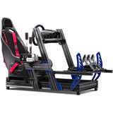 Next Level Racing F-GT Elite Formula and GT Aluminum Profile Simulator Cockpit iRacing Edition