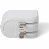 AddOn Wall Plug to 2x USB 2.0 (A) 5V at 2.4A Single port or 5V at 1A Dual port 12W total for US White