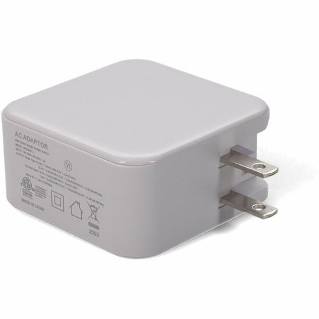 AddOn Wall Plug to USB 3.1 Type (C) 15V at 3A, or 20V at 3A 60W total for US White