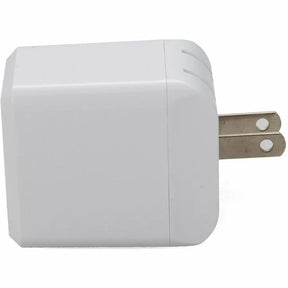 Wall Charger to 1X USB-C 3.1 5V at 3A, 9V at 2A, or 12V at 1.5A 18W total, White