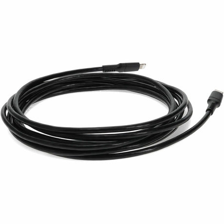 AddOn 1.0m (3.3ft) USB 3.1 Type (C) Male to Lightning Male Sync and Charge Black Cable