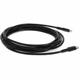 AddOn 1.0m (3.3ft) USB 3.1 Type (C) Male to Lightning Male Sync and Charge Black Cable