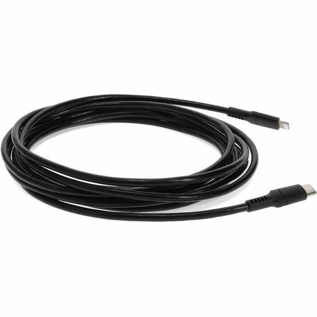 AddOn 1.0m (3.3ft) USB 3.1 Type (C) Male to Lightning Male Sync and Charge Black Cable