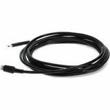 AddOn 1.0m (3.3ft) USB 3.1 Type (C) Male to Lightning Male Sync and Charge Black Cable