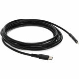 AddOn 1.0m (3.3ft) USB 3.1 Type (C) Male to Lightning Male Sync and Charge Black Cable