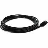 AddOn 1.0m (3.3ft) USB-C Male to USB 2.0 (A) Male Sync and Charge Black Cable