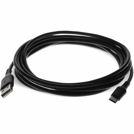 AddOn 1.0m (3.3ft) USB-C Male to USB 2.0 (A) Male Sync and Charge Black Cable