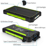 20000MAH SOLAR CHARGER GREEN