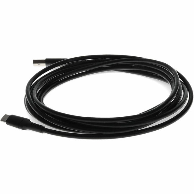 6ft (2m) USB-C Male to USB-A 2.0 Male Sync and Charge Black Cable