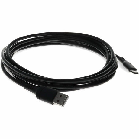 6ft (2m) USB-C Male to USB-A 2.0 Male Sync and Charge Black Cable