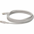 6ft (1m) USB-C Male to USB-A 2.0 Male Sync and Charge White Cable