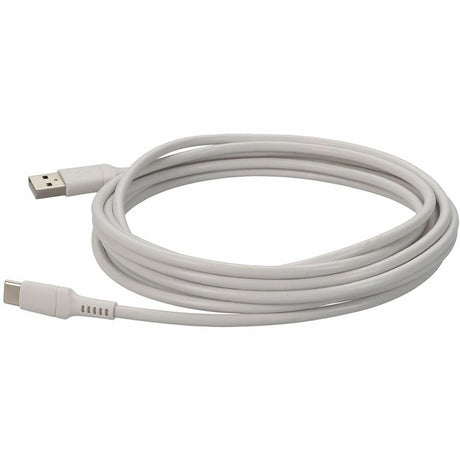 6ft (1m) USB-C Male to USB-A 2.0 Male Sync and Charge White Cable