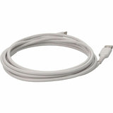6ft (1m) USB-C Male to USB-A 2.0 Male Sync and Charge White Cable
