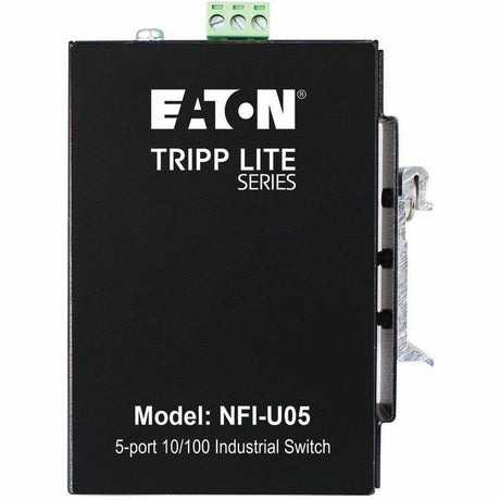 Eaton Tripp Lite Series 5-Port Unmanaged Industrial Ethernet Switch - 10/100 Mbps, Ruggedized, -40&deg; to 75&deg;C, DIN/Wall Mount, TAA